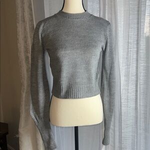 Gray Women's Sweater Cardigan